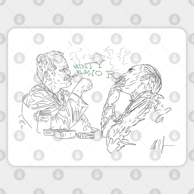 "Minty Flavor" [Outline] Magnet by 51Deesigns